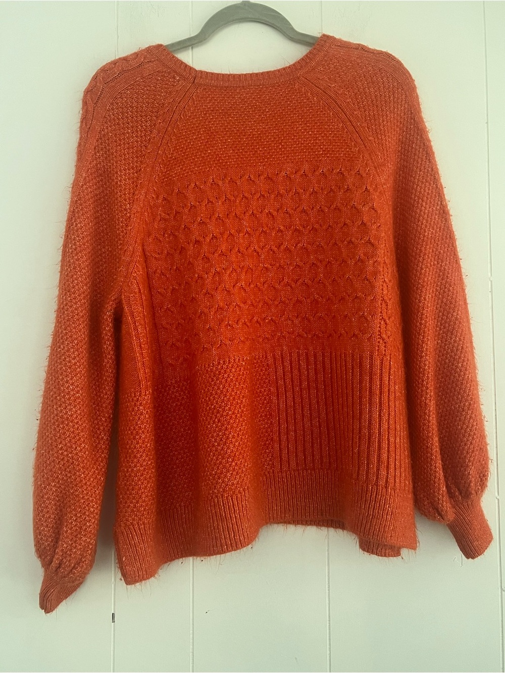 CAbi Harvest Crew Neck Pullover Sweater #4038 Chunky Size Large - Picture 9 of 15